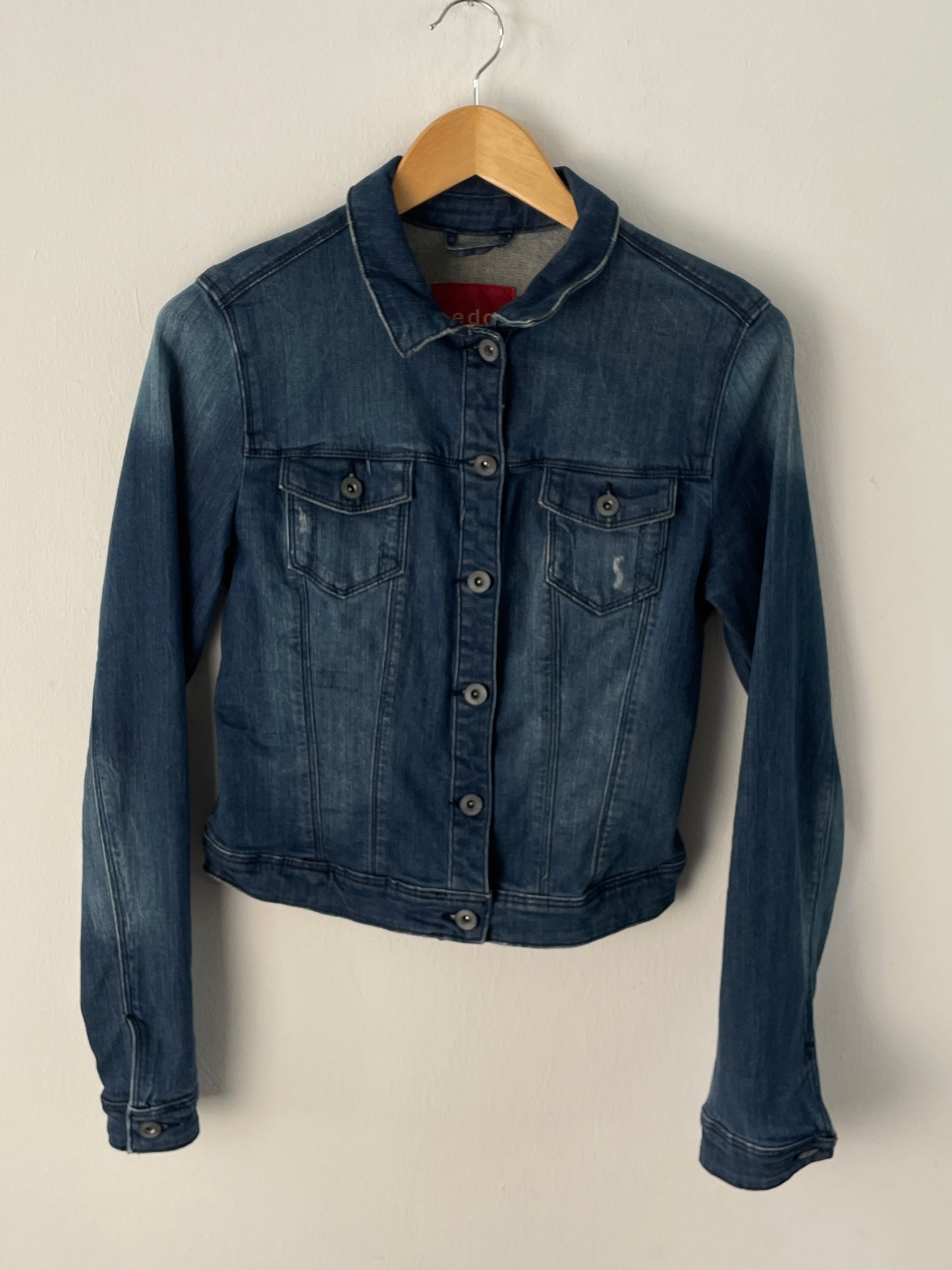 EDC Damen Jeansjacke Gr M Farbe blau
