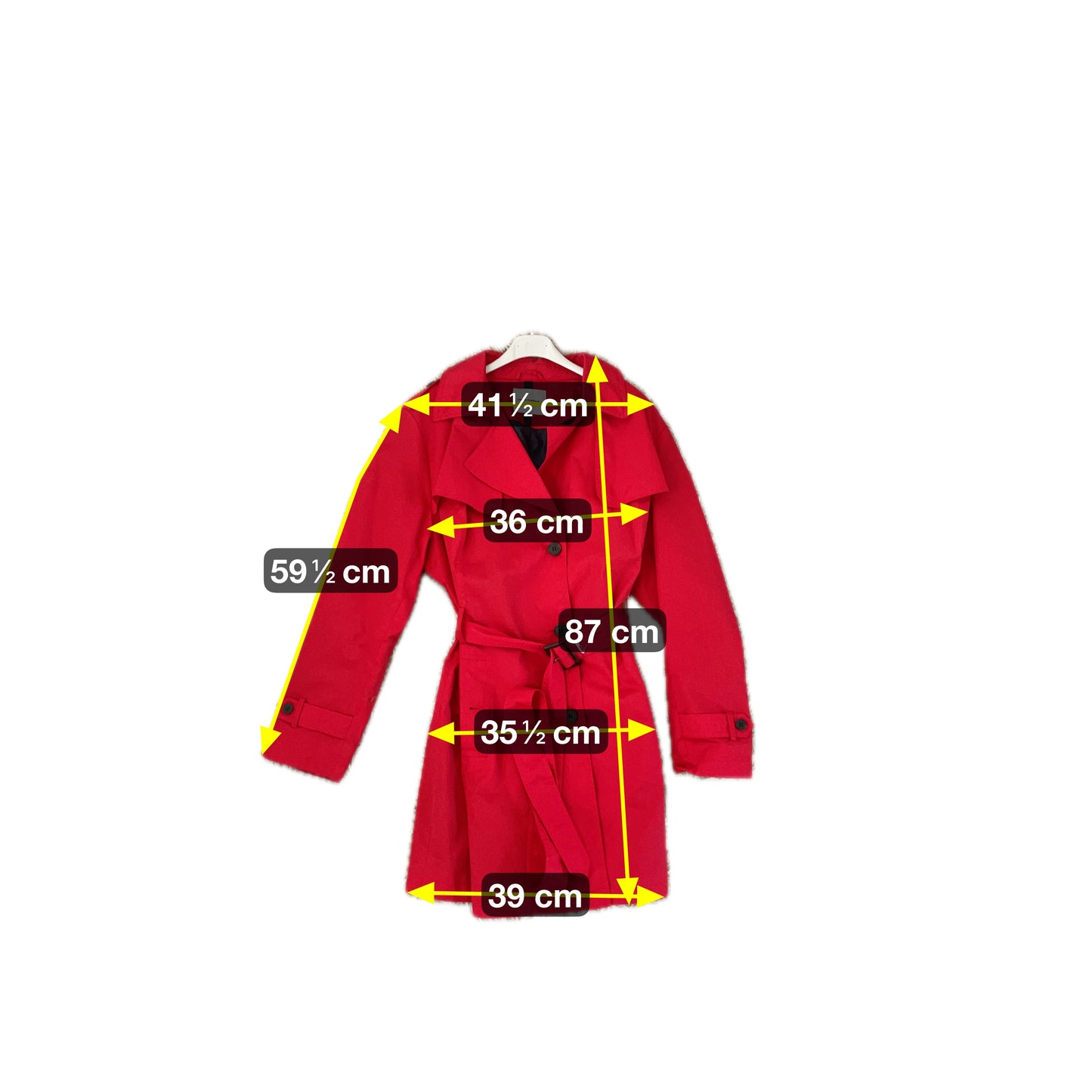 C&A Damen Mantel Gr L Farbe rot