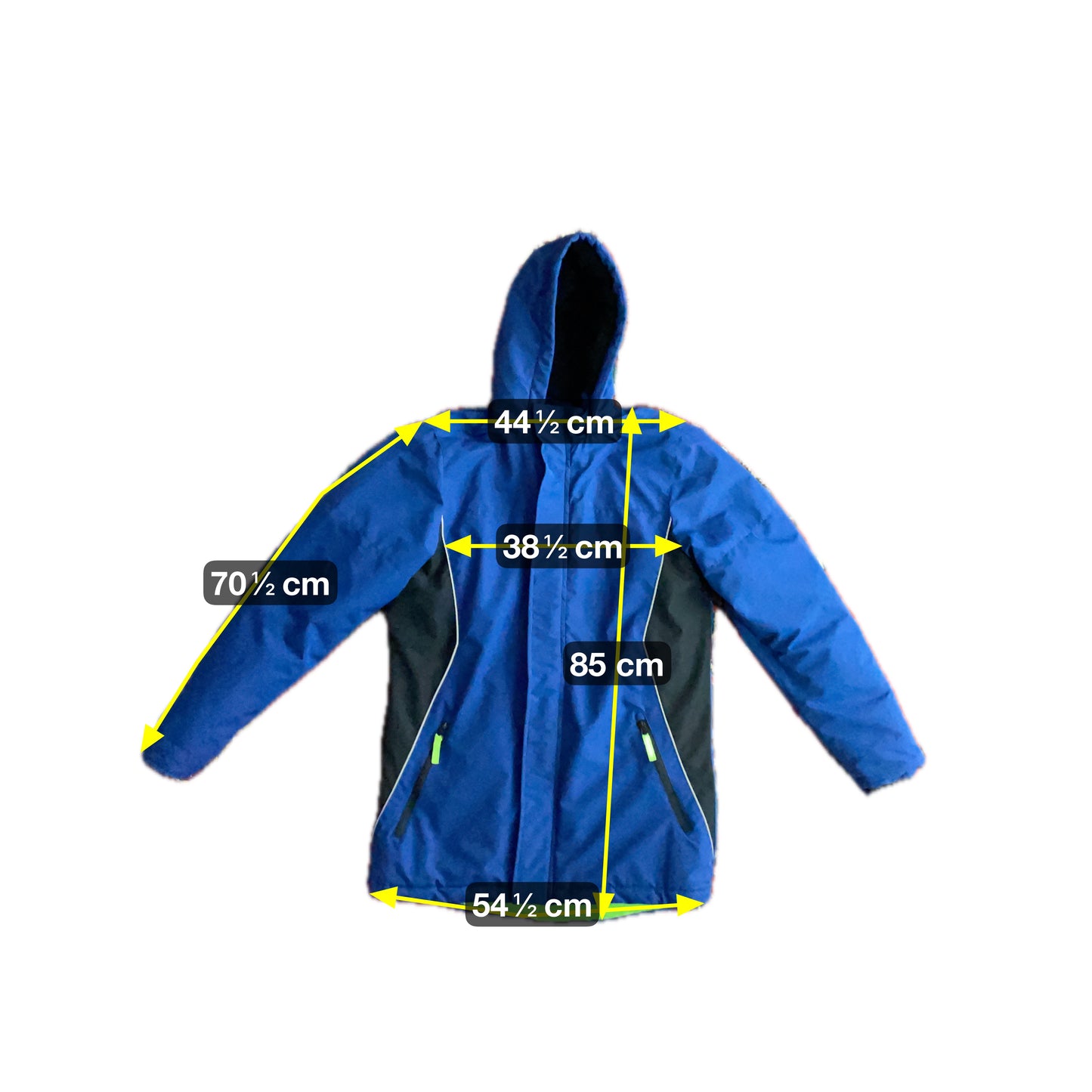 YFK Kinder Winter Ski Jacke Gr 176 Farbe blau
