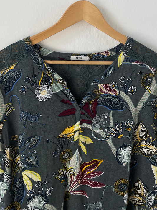 Cecil Herren T-Shirt Gr. L Farbe Bunt