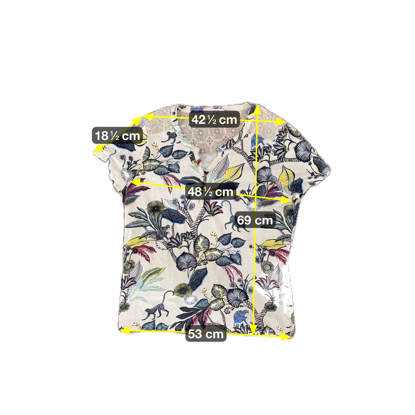 Cecil Herren T-Shirt Gr. L Farbe Bunt