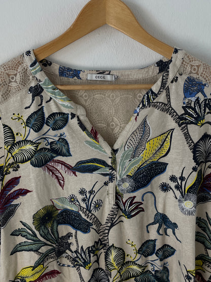 Cecil Herren T-Shirt Gr. L Farbe Bunt