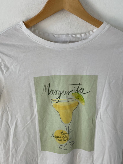 Vintage Damen T-Shirt Gr. M Farbe Weiß