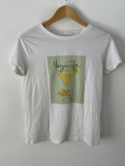 Vintage Damen T-Shirt Gr. M Farbe Weiß
