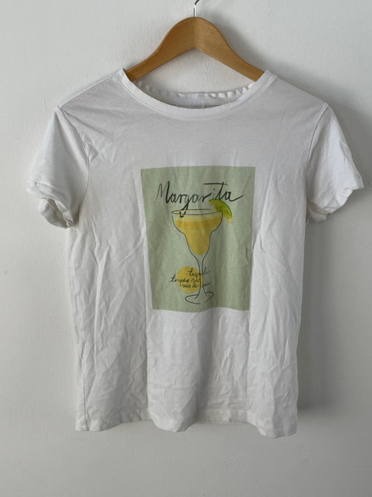 Vintage Damen T-Shirt Gr. M Farbe Weiß