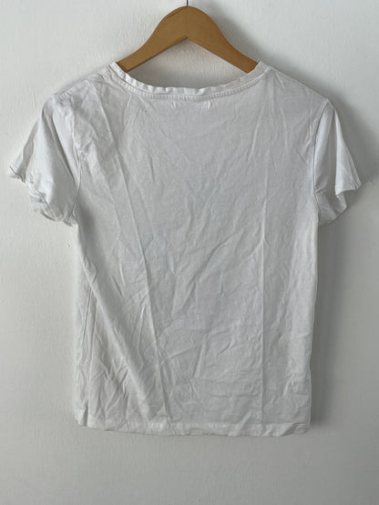 Vintage Damen T-Shirt Gr. M Farbe Weiß