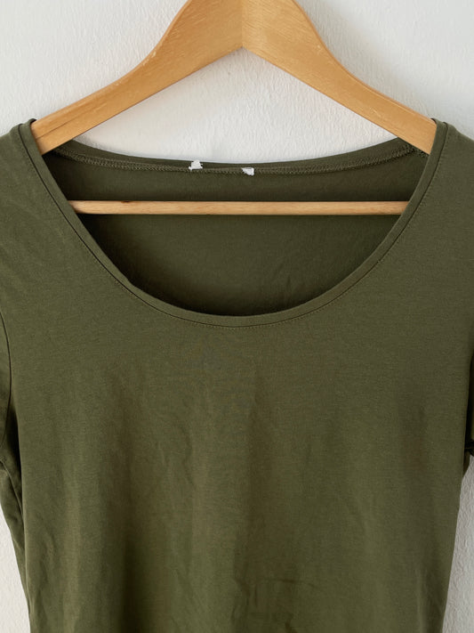 Vintage Herren T-Shirt Gr. S Farbe Olivgrün
