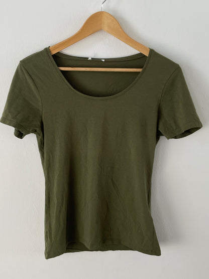 Vintage Herren T-Shirt Gr. S Farbe Olivgrün