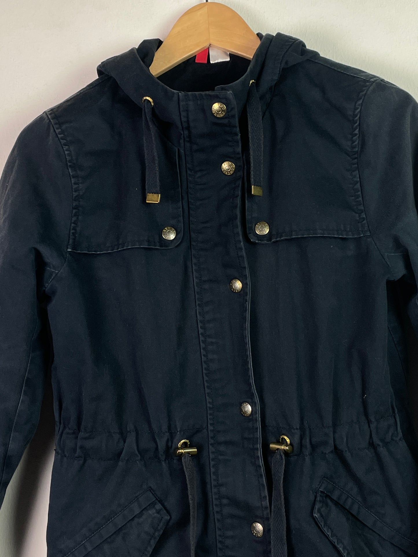 H&M Damen Jacke in Jeans Optik Gr S Farbe schwarz marineblau