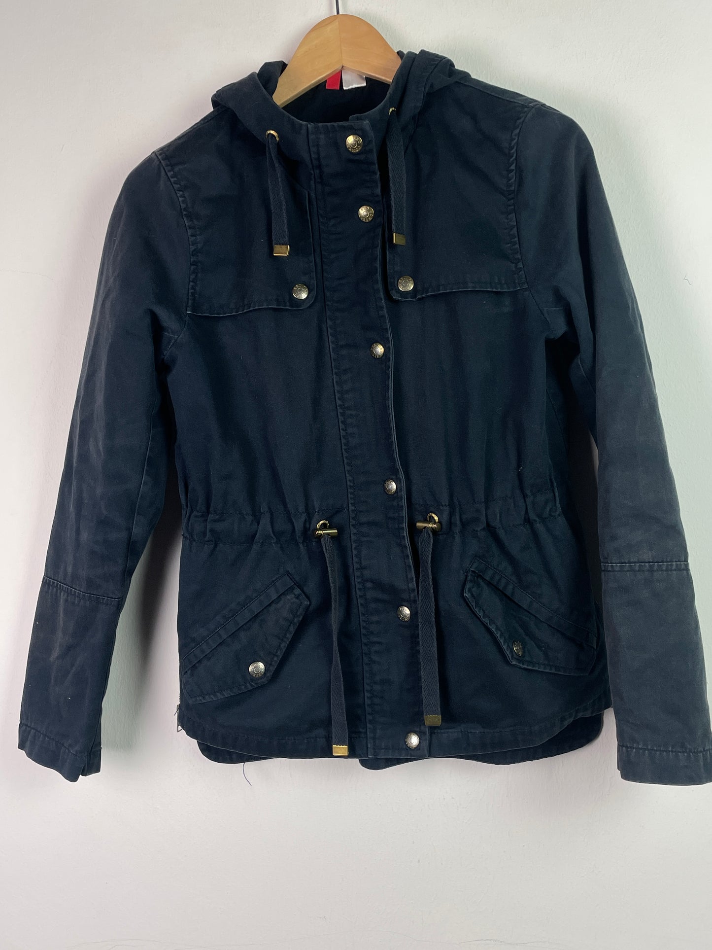 H&M Damen Jacke in Jeans Optik Gr S Farbe schwarz marineblau