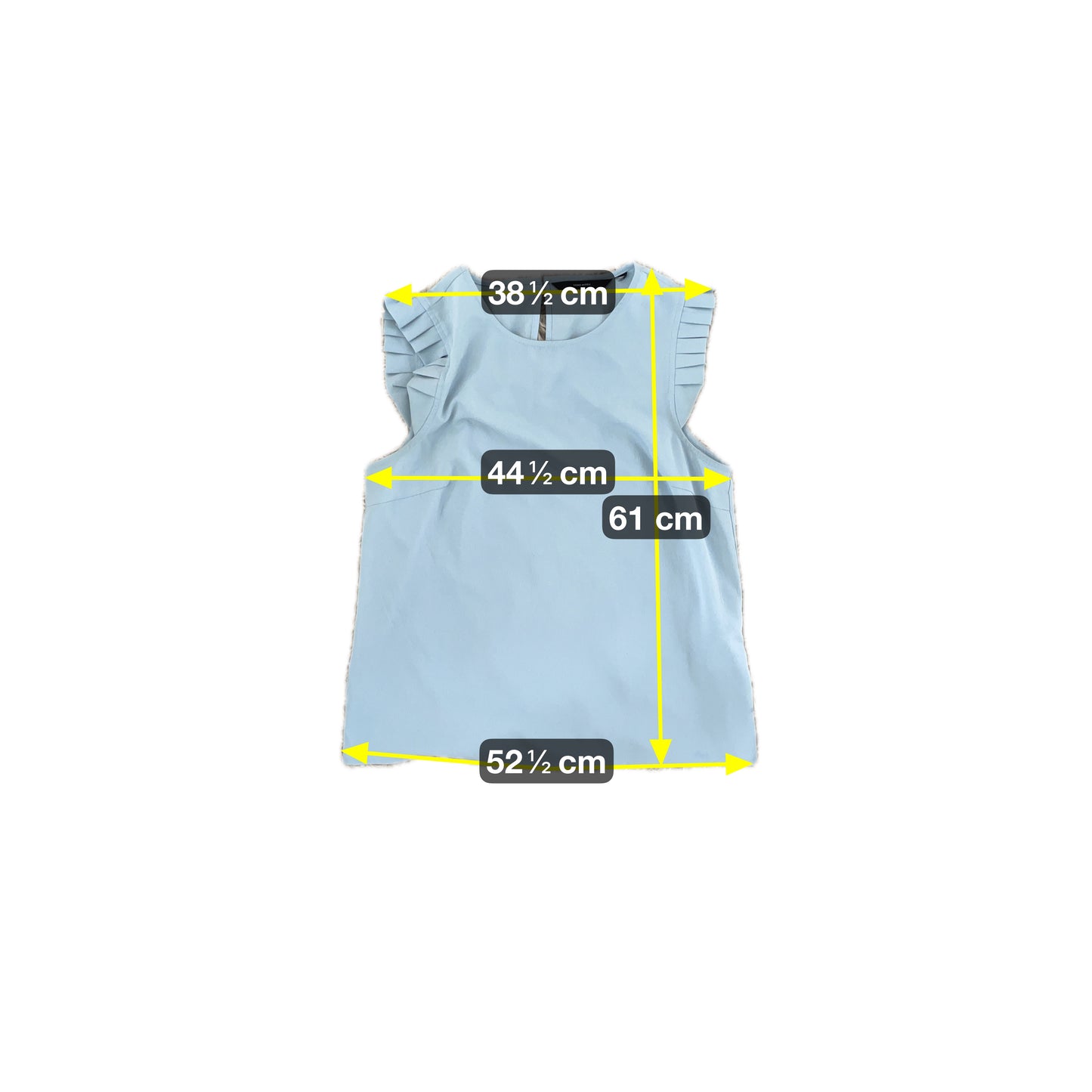 Vero Moda Damen Bluse Gr. M Farbe Blau