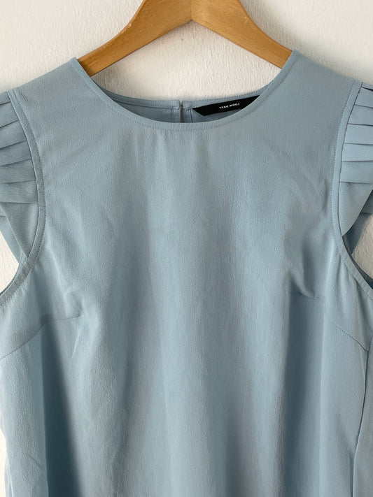 Vero Moda Damen Bluse Gr. M Farbe Blau