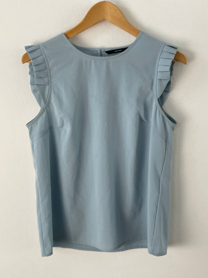 Vero Moda Damen Bluse Gr. M Farbe Blau
