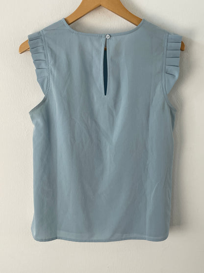 Vero Moda Damen Bluse Gr. M Farbe Blau