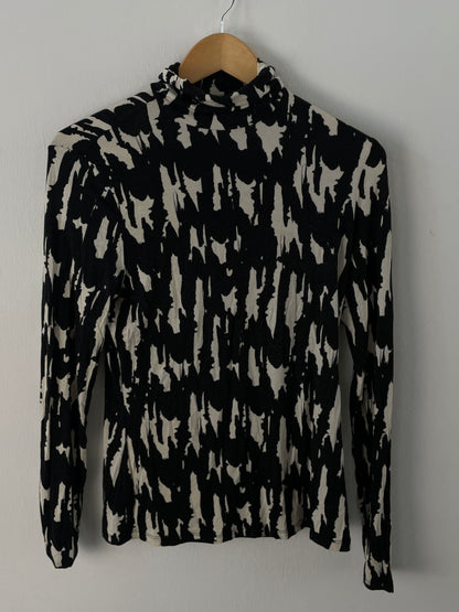 H&M Damen Pullover Gr. M Farbe Schwarz/Weiß