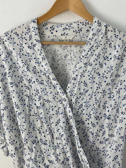 H&M Damen Bluse Gr. M Farbe Weiß