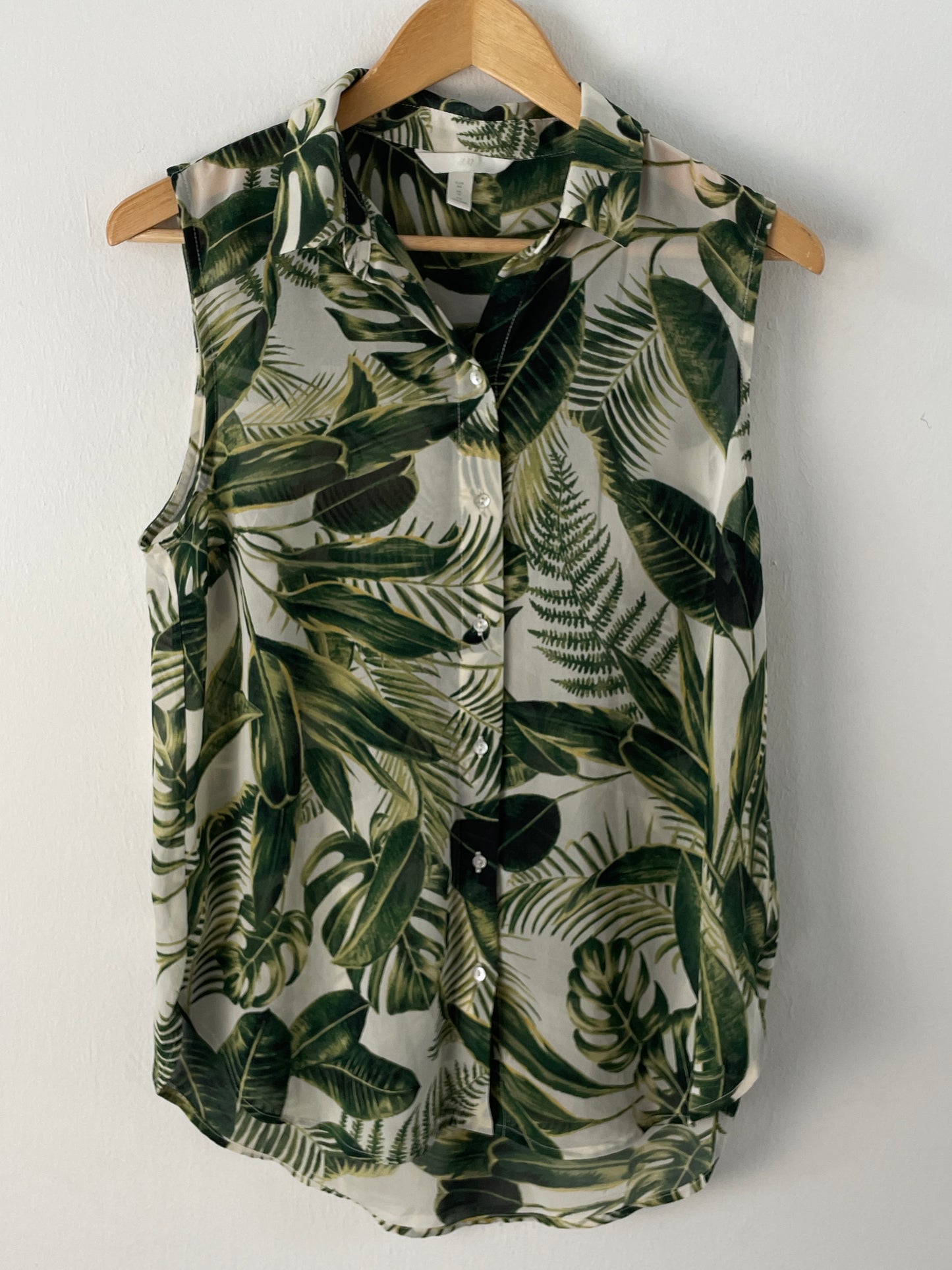 H&M Damen Bluse Gr. L Farbe Grün