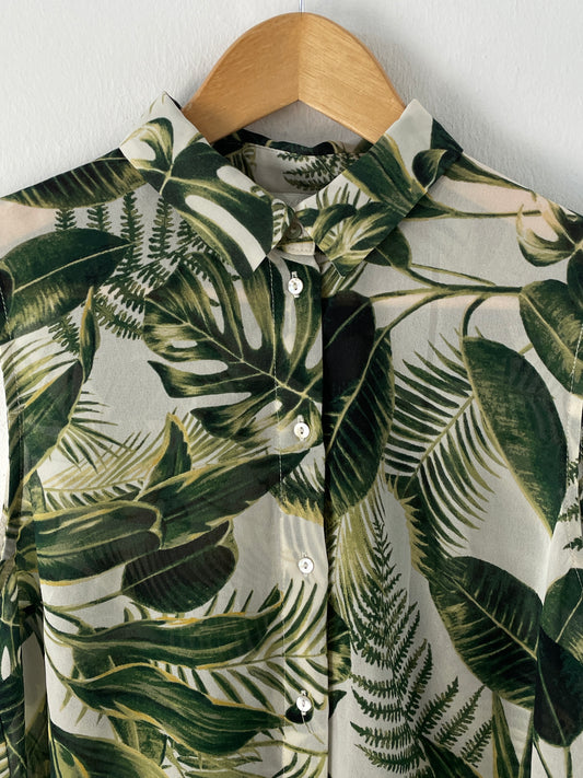 H&M Damen Bluse Gr. L Farbe Grün