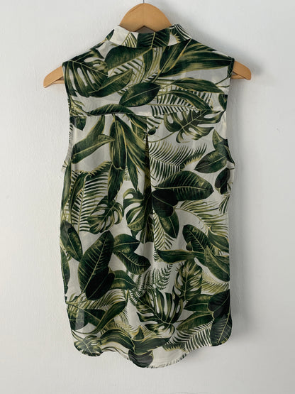H&M Damen Bluse Gr. L Farbe Grün