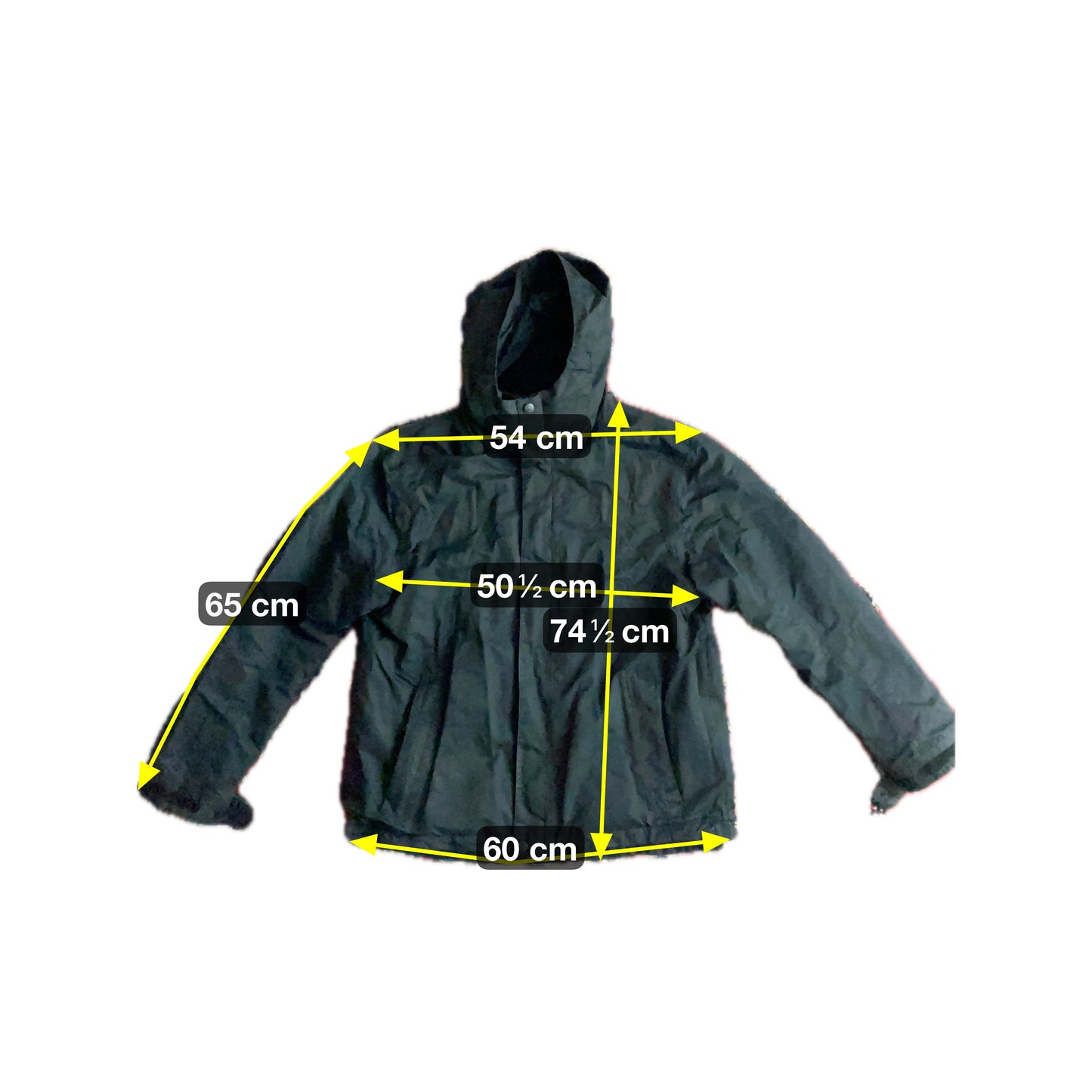 Crane Herren Windbreaker Jacke mit Kapuze Gr M Farbe schwarz