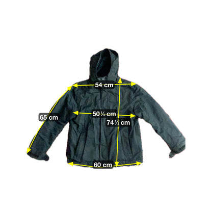 Crane Herren Windbreaker Jacke mit Kapuze Gr M Farbe schwarz