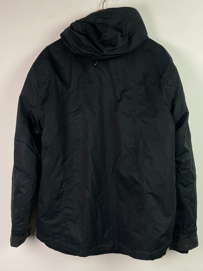 Crane Herren Windbreaker Jacke mit Kapuze Gr M Farbe schwarz