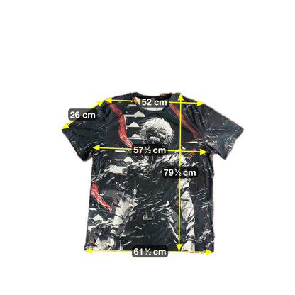 Tokyo Ghoul Herren T-Shirt mit Anime Print Gr L Farbe schwarz