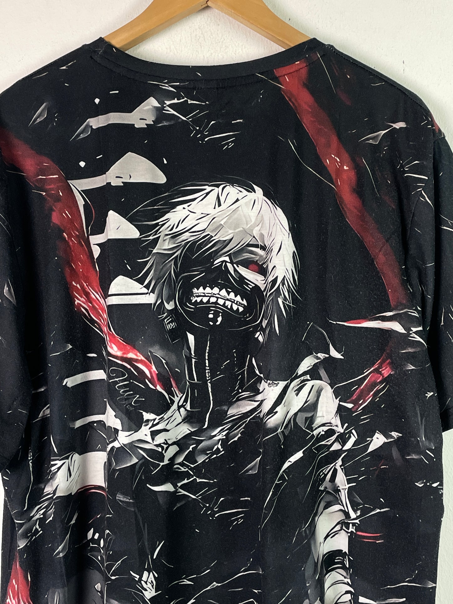 Tokyo Ghoul Herren T-Shirt mit Anime Print Gr L Farbe schwarz