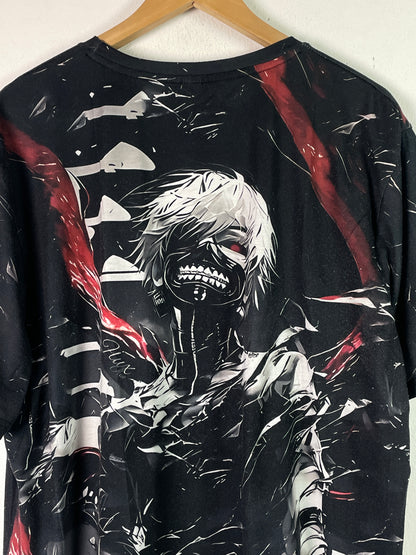 Tokyo Ghoul Herren T-Shirt mit Anime Print Gr L Farbe schwarz