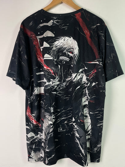 Tokyo Ghoul Herren T-Shirt mit Anime Print Gr L Farbe schwarz