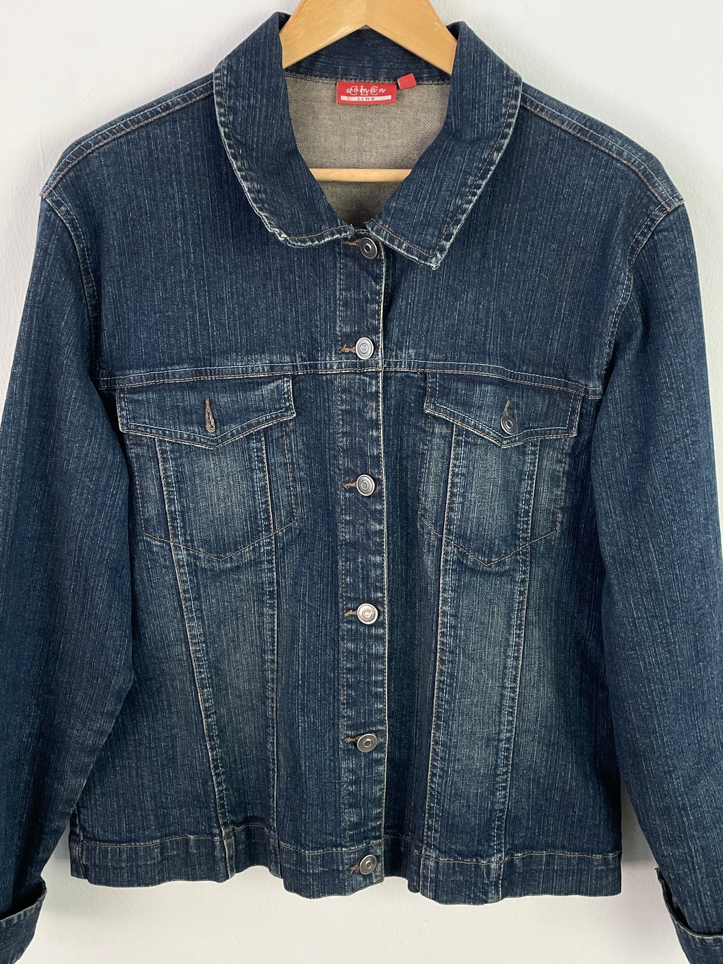 Woman Line Damen Jeansjacke Gr. 42 Farbe Blau