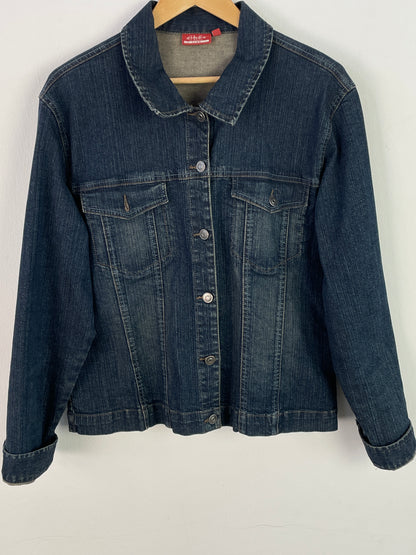 Woman Line Damen Jeansjacke Gr. 42 Farbe Blau