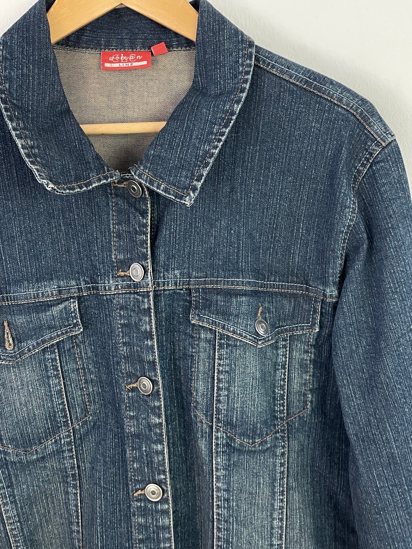 Woman Line Damen Jeansjacke Gr. 42 Farbe Blau