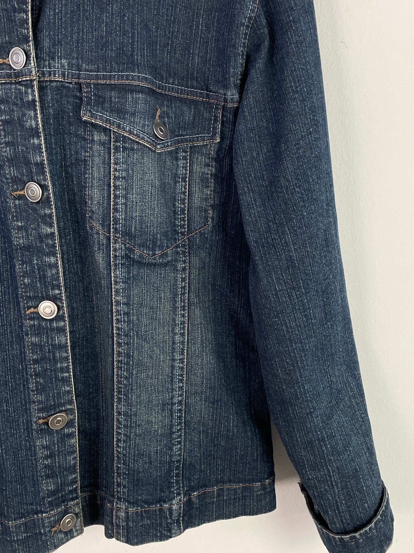 Woman Line Damen Jeansjacke Gr. 42 Farbe Blau