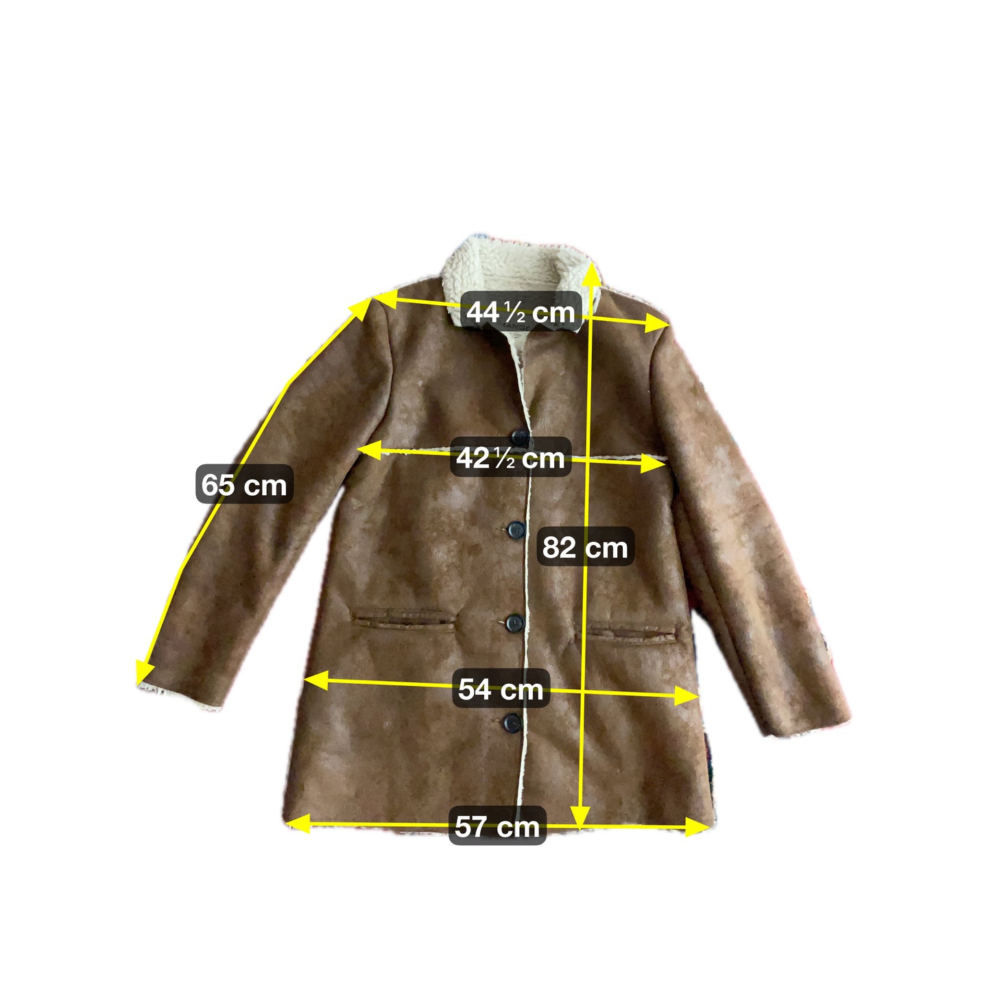 Mango Damen Winter Jacke im Vintage Look Gr S Farbe braun