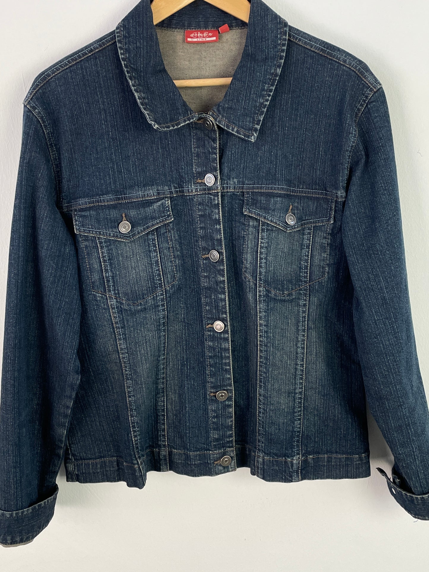 Woman Line Damen Jeansjacke Gr. 42 Farbe Blau