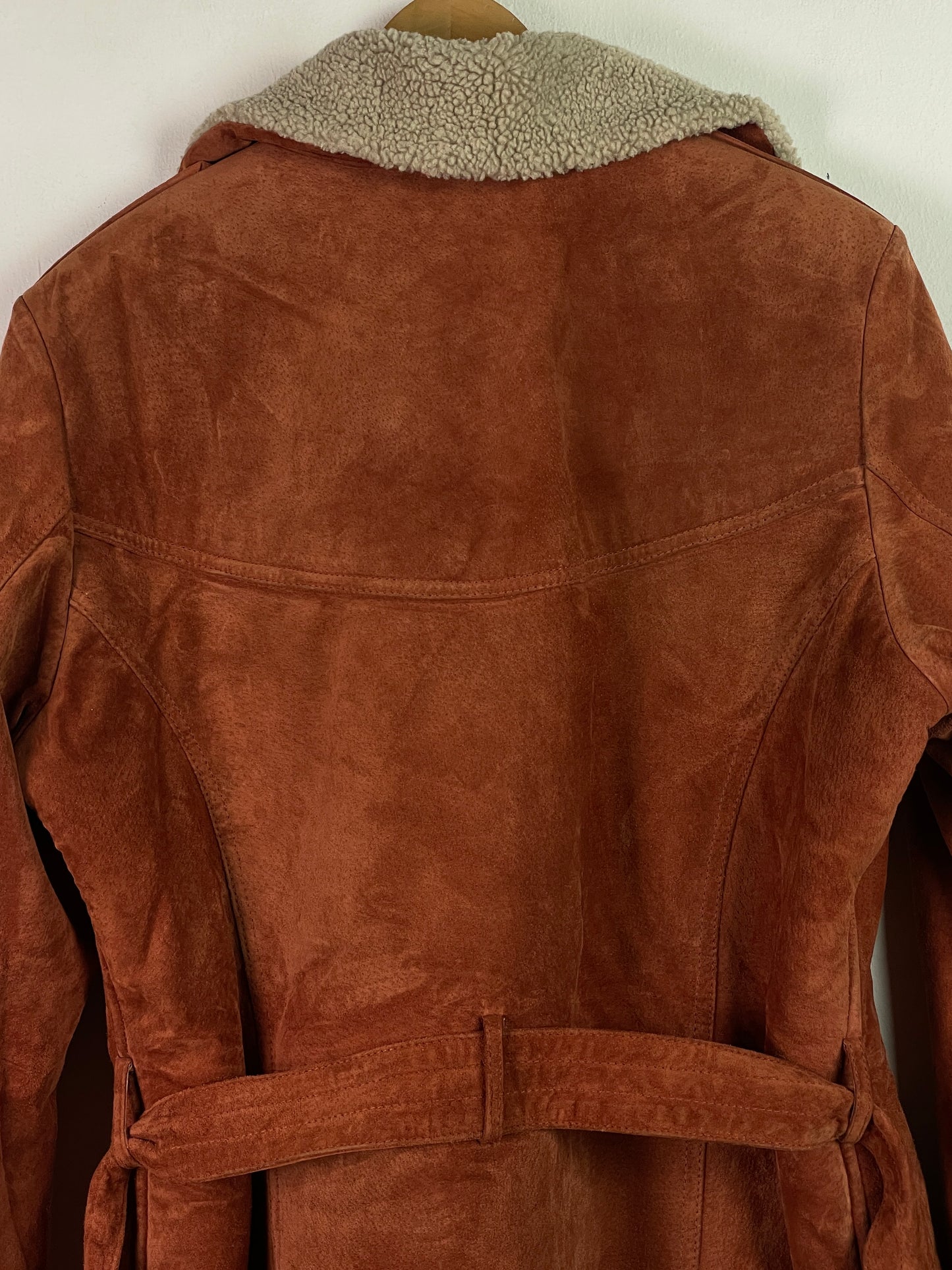 Oakwood Damen Winter Jacke im Vintage Look aus Echtleder Gr XXL Farbe braun