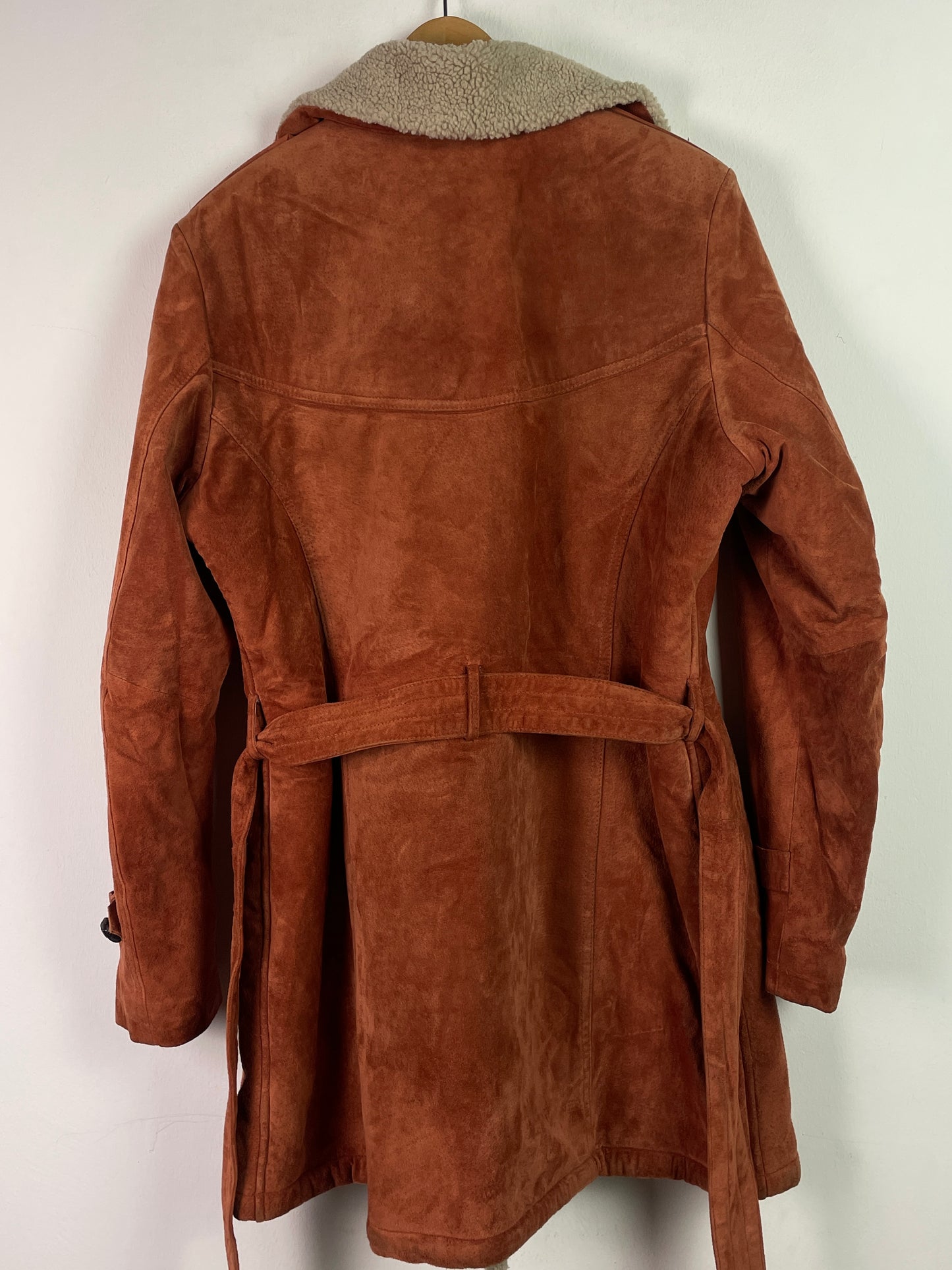 Oakwood Damen Winter Jacke im Vintage Look aus Echtleder Gr XXL Farbe braun