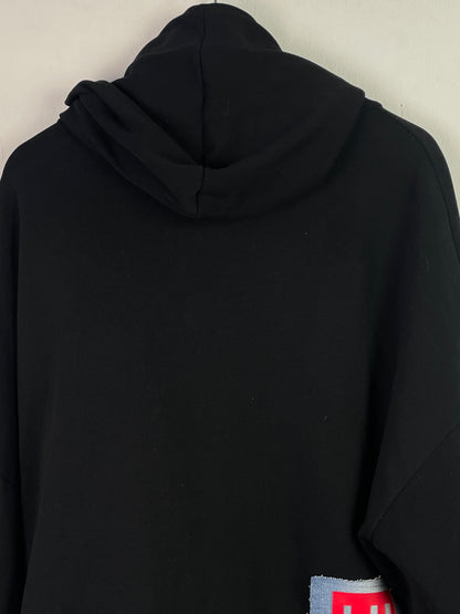 Acqua & Limone Damen Pullover mit Jeans Taschen Asymetrisch Gr XXL Farbe schwarz blau