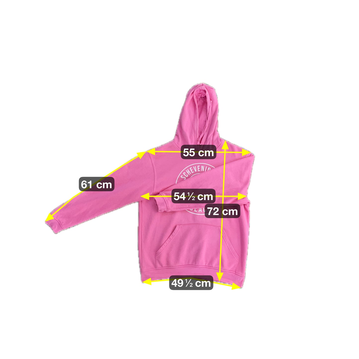 Uneek Damen Pullover mit Print Gr L Farbe pink