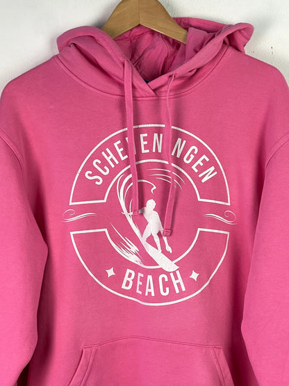Uneek Damen Pullover mit Print Gr L Farbe pink