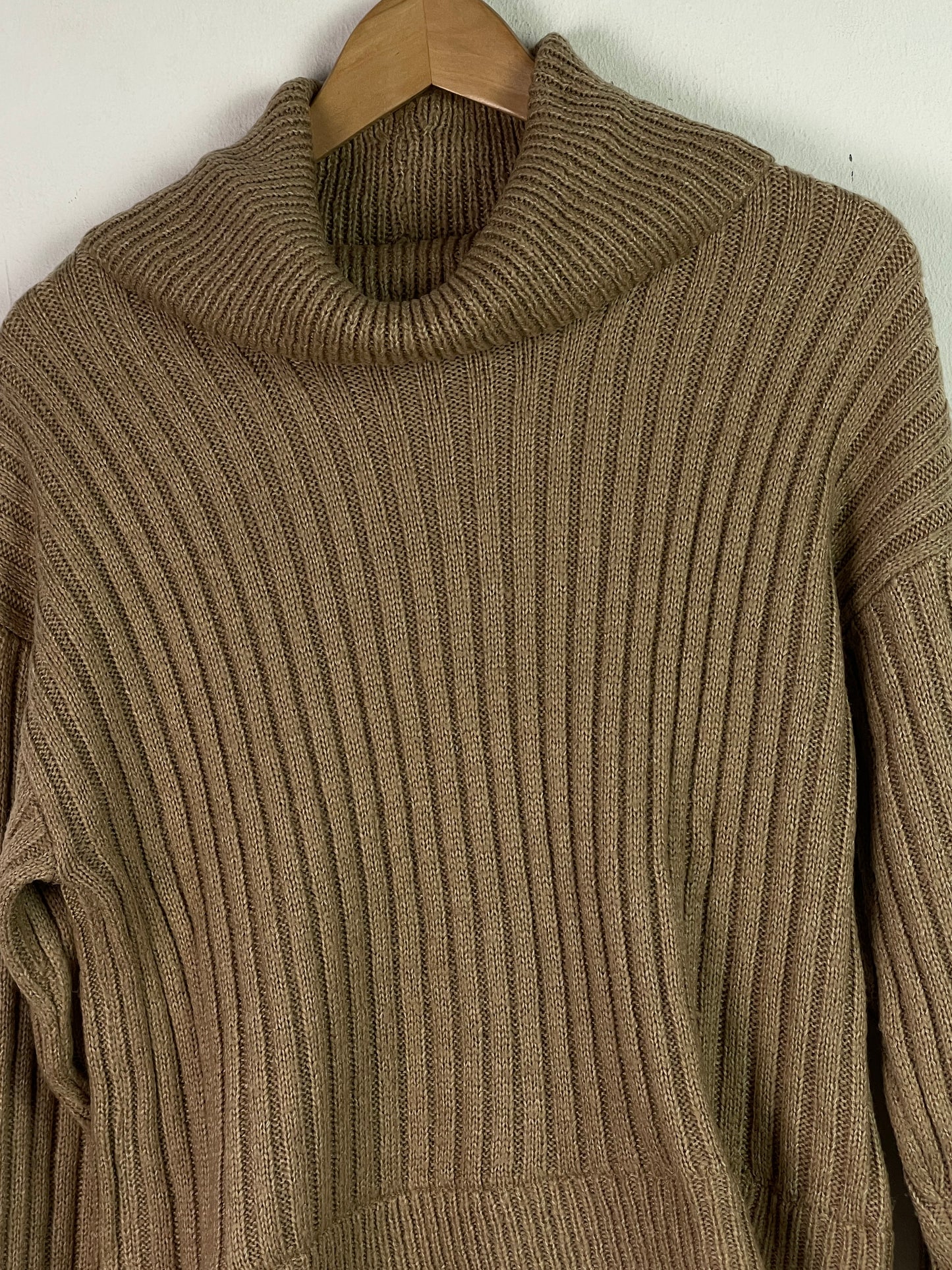 Hailys Damen Pullover mit Hemd Optik Gr L Farbe braun