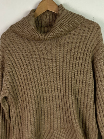 Hailys Damen Pullover mit Hemd Optik Gr L Farbe braun