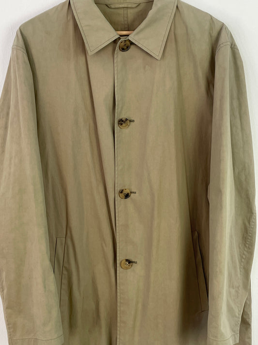 Hugo Boss Herren Trenchcoat Gr. L Beige – Klassischer Mantel Baumwolle / Hugo Boss Men’s Trench Coat Size L Beige – Classic Cotton Jacket