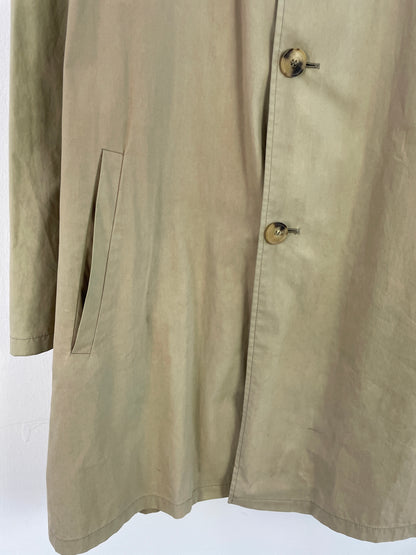 Hugo Boss Herren Trenchcoat Gr. L Beige – Klassischer Mantel Baumwolle / Hugo Boss Men’s Trench Coat Size L Beige – Classic Cotton Jacket