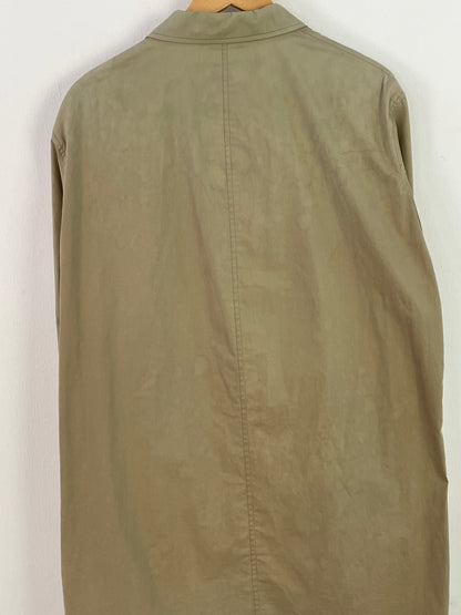 Hugo Boss Herren Trenchcoat Gr. L Beige – Klassischer Mantel Baumwolle / Hugo Boss Men’s Trench Coat Size L Beige – Classic Cotton Jacket