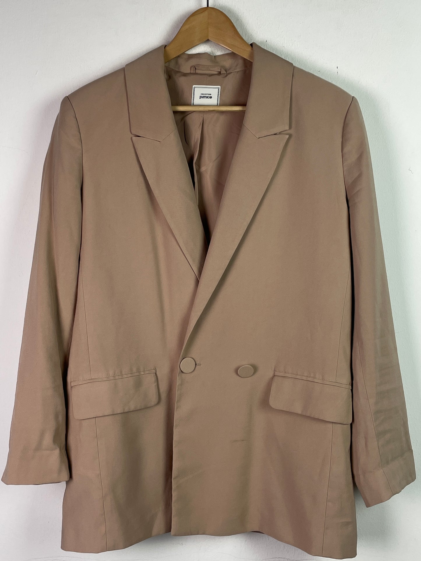 Pimkie Damen Jacke im Blazer Stil Gr M Farbe beige