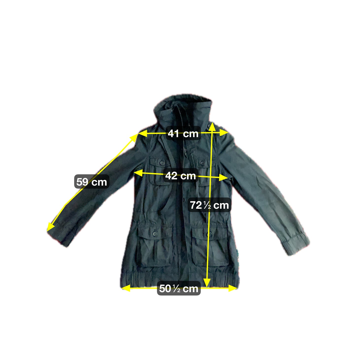 H&M Damen Jacke Gr S Farbe schwarz