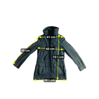 H&M Damen Jacke Gr S Farbe schwarz