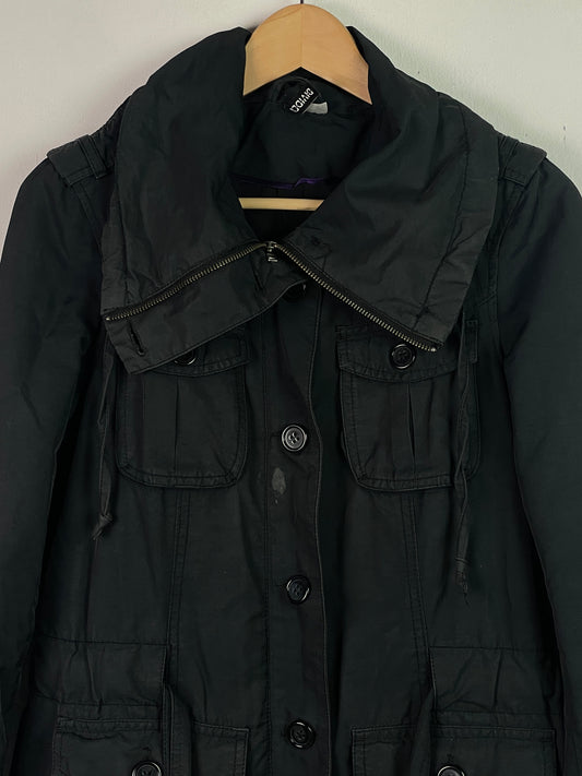 H&M Damen Jacke Gr S Farbe schwarz